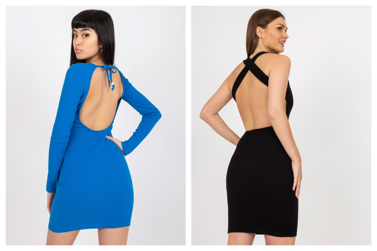 modne sukienki z odkrytymi plecami na lato w hurtowni online